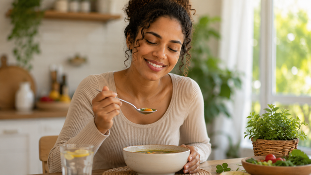 O que você pode comer pra desinchar: alimentos e sopas que ajudam