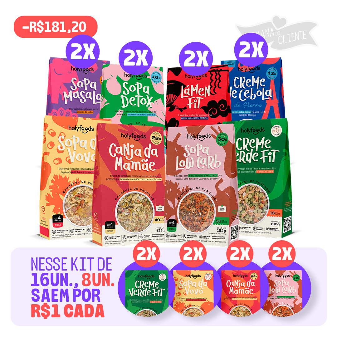Kit Sopa Lovers (16UN)