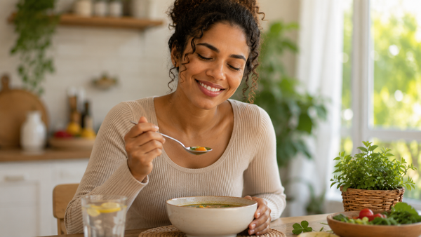 O que você pode comer pra desinchar: alimentos e sopas que ajudam