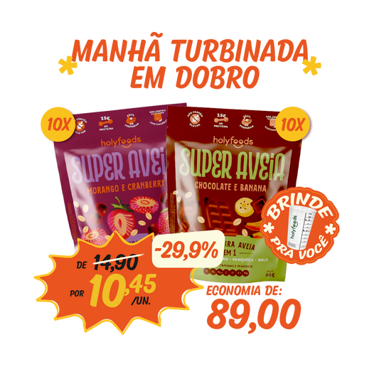 Kit Manhã Turbinada em Dobro (20UN)