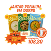 Kit Jantar Premium em Dobro (18UN)