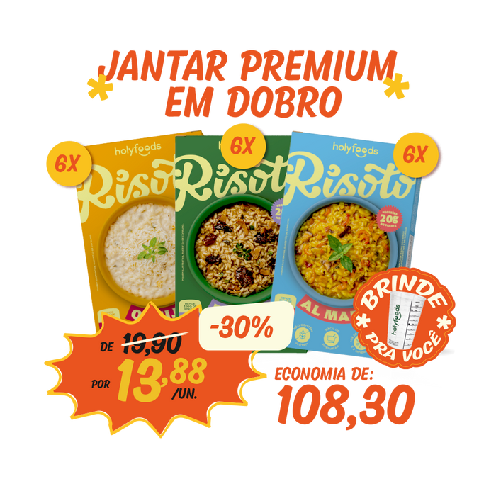 Kit Jantar Premium em Dobro (18UN)