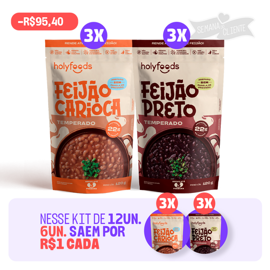 Kit Feijão sem Presão (12UN)