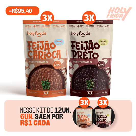 Kit Feijão sem Pressão (12UN)