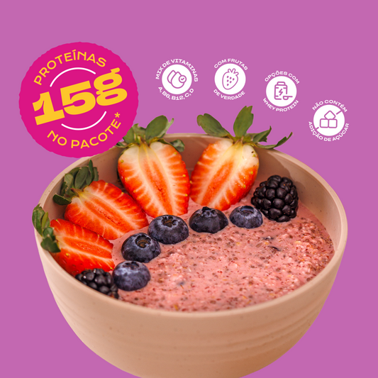 Super Aveia Morango e Cranberry HolyFoods