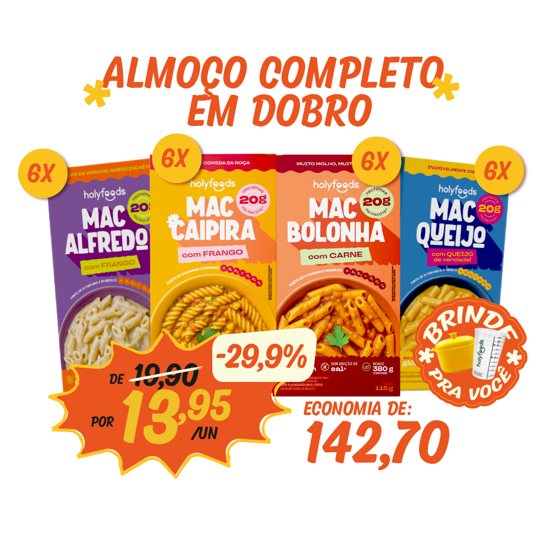 Kit Almoço Completo em Dobro (24UN)