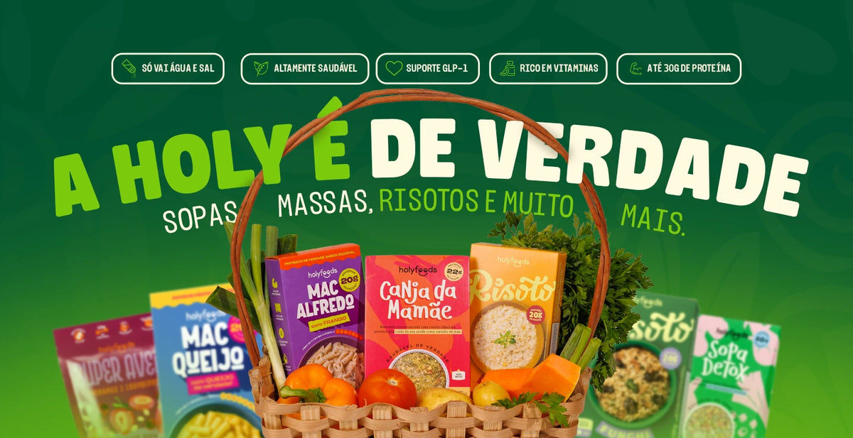 A Holy é de verdade: conheça nossas sopas, massas, risotos e muito mais.