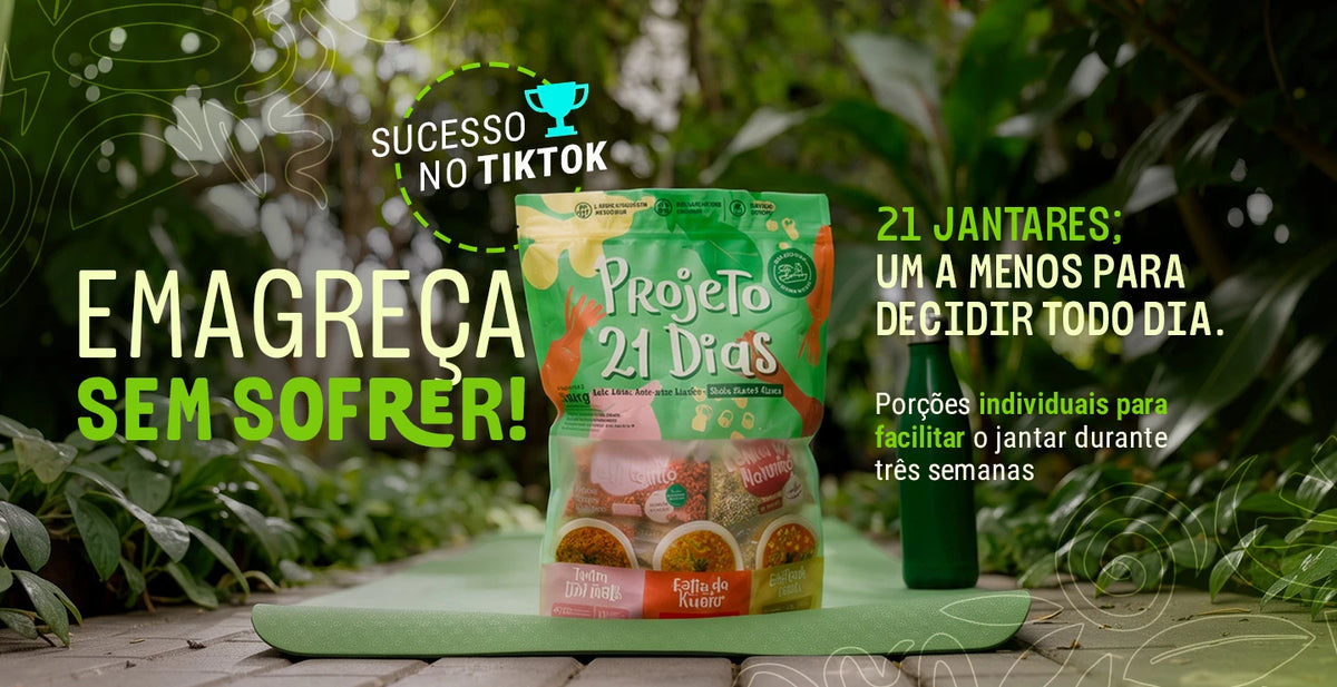 Projeto 21 Dias: 21 jantares individuais para facilitar sua rotina.