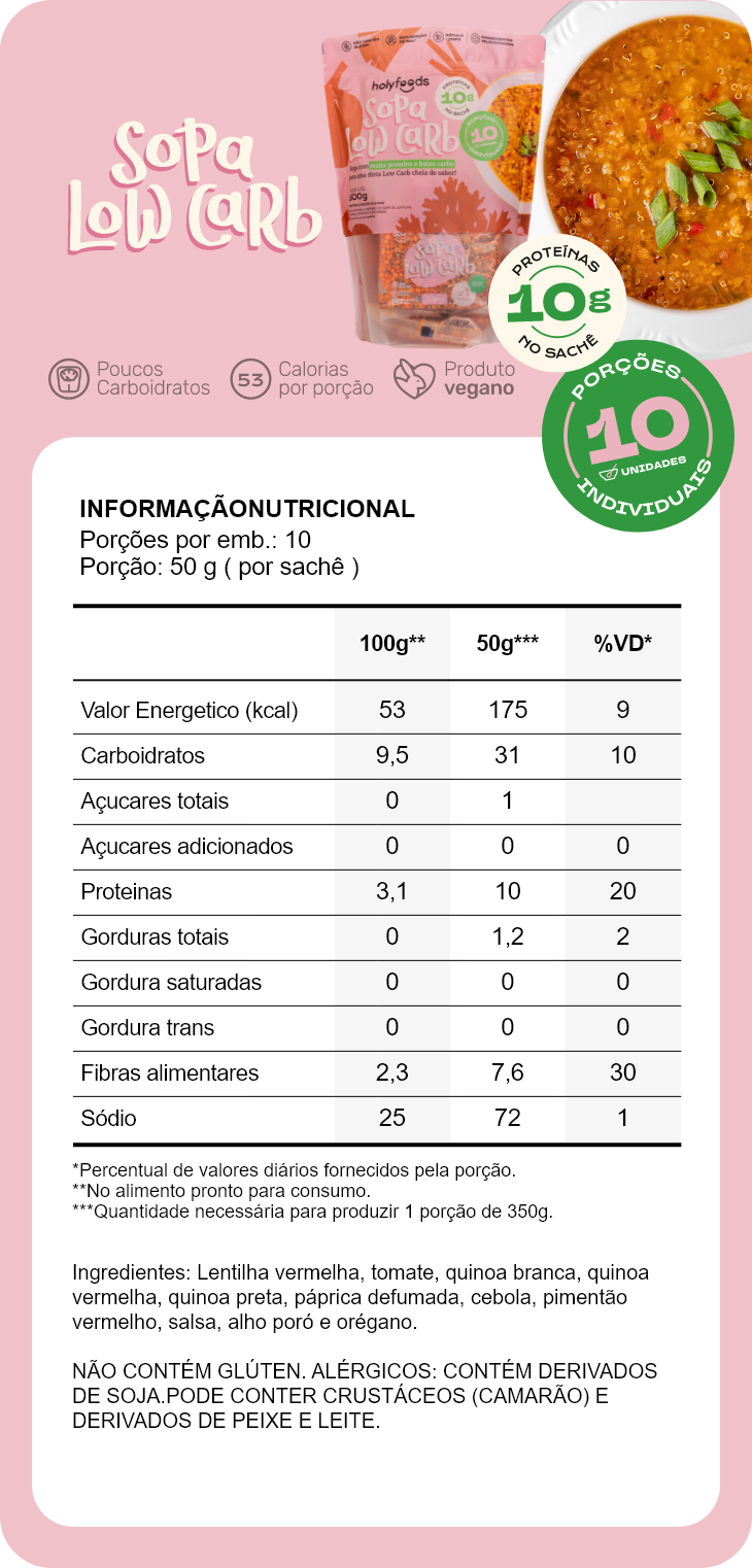 Pack Sopa Low Carb