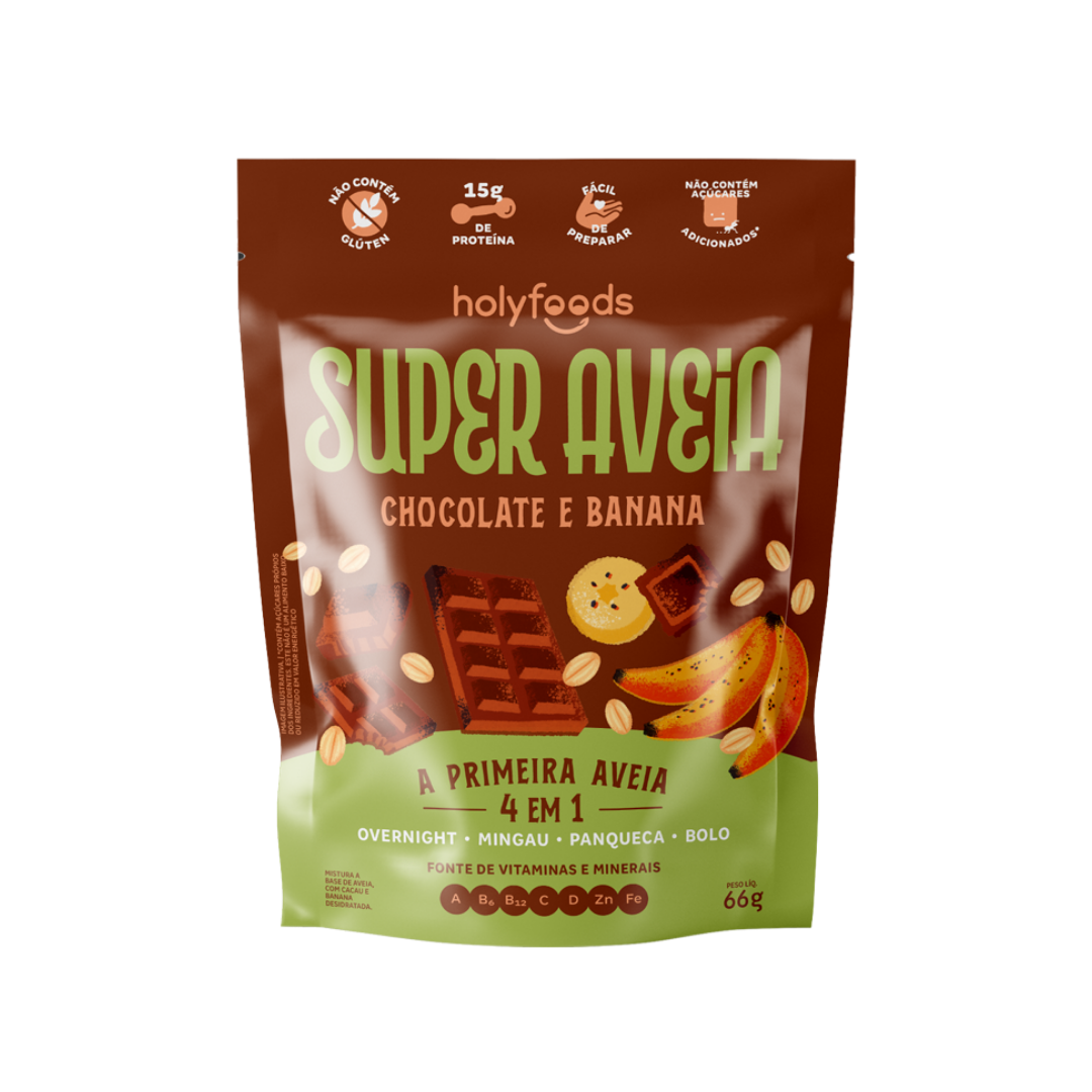 Super Aveia Chocolate e Banana