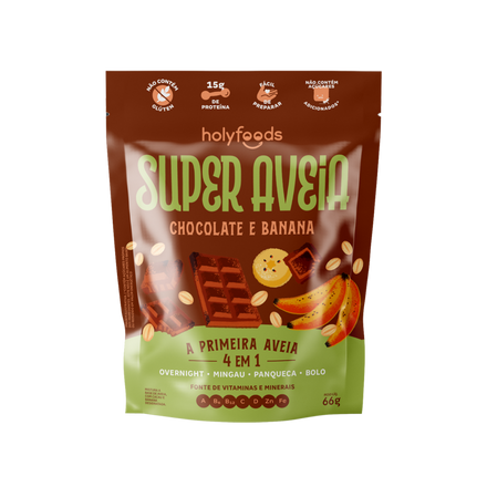 Super Aveia Chocolate e Banana